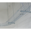 Silver aluminum-alloy cable tray wire mesh cable tray